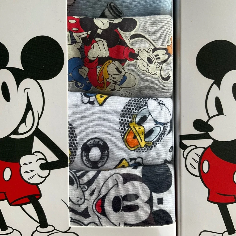 Disney Mickey & Friends Bundle of 2 New 5 Pack Briefs Sz 8 100% Cotton Underwear